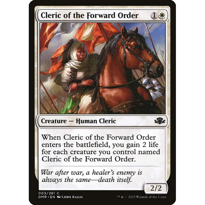 Cleric of the Forward Order | Inglés | NM | DMR 1