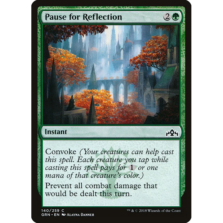 Pause for Reflection | Español | NM | GRN 1