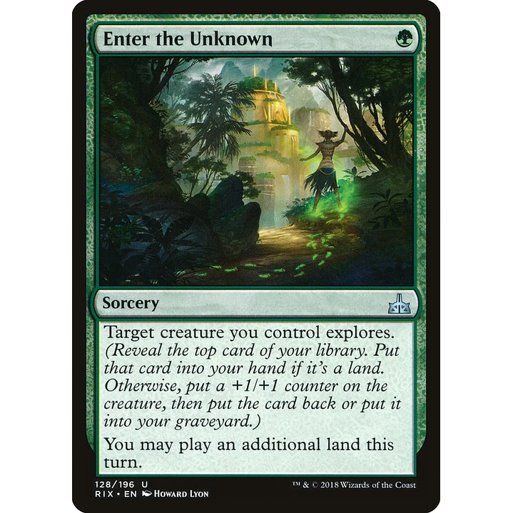 Enter the Unknown | Español | NM | RIX 1