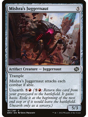 Mishra's Juggernaut | Inglés | NM | BRO