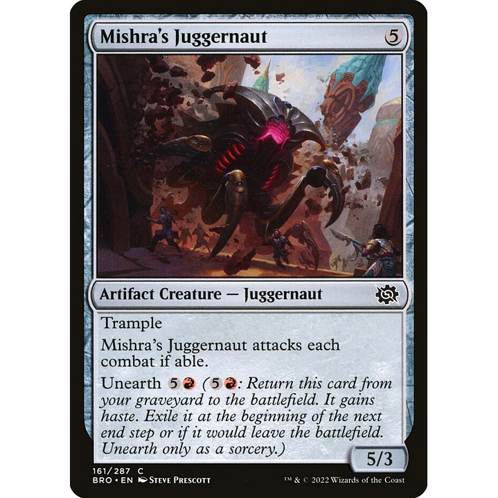 Mishra's Juggernaut | Inglés | NM | BRO 1