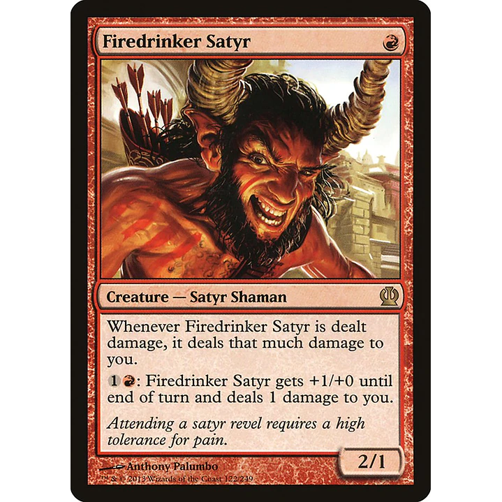 Firedrinker Satyr | Inglés | NM | THS 1