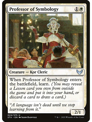 Professor of Symbology (foil) | Inglés | NM | STX
