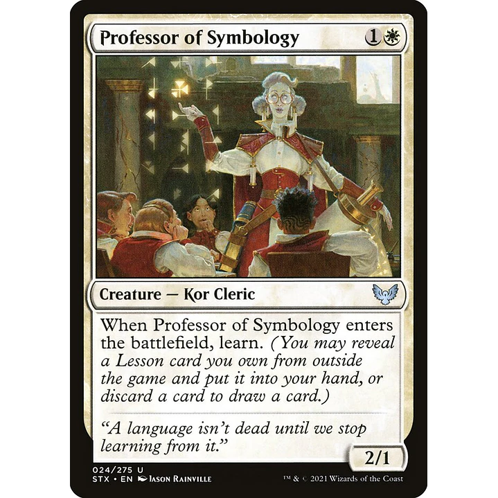 Professor of Symbology (foil) | Inglés | NM | STX 1