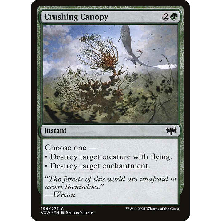 Crushing Canopy | Inglés | NM | VOW 1