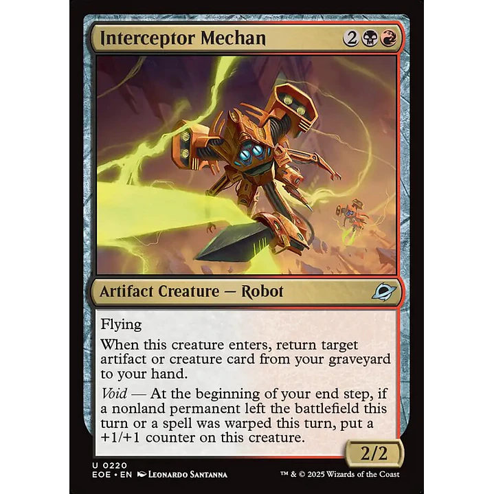 Interceptor Mechan | Inglés | NM | EOE 1