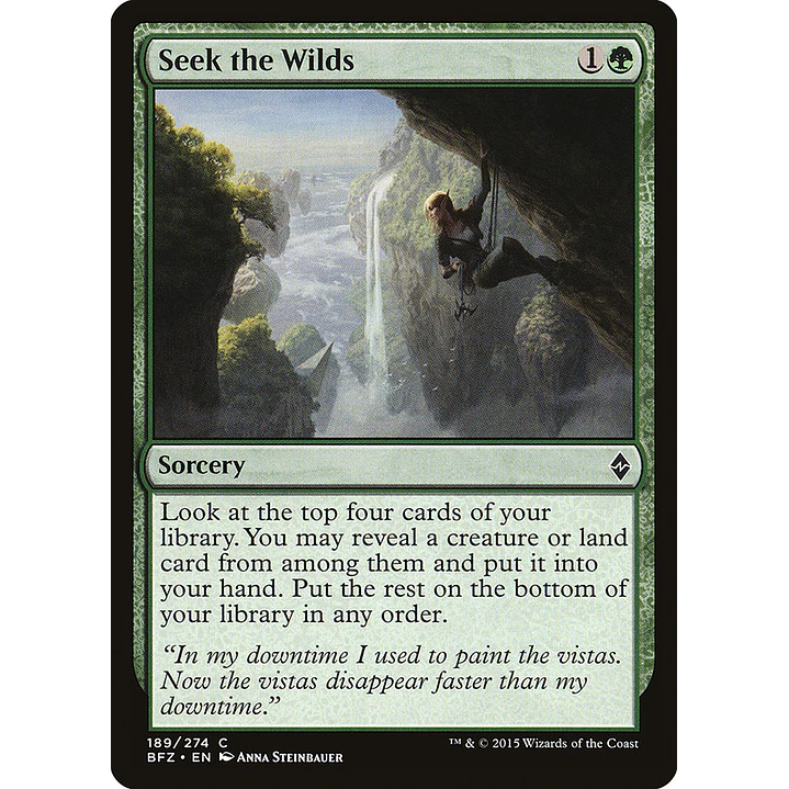 Seek the Wilds | Español | NM | BFZ 1