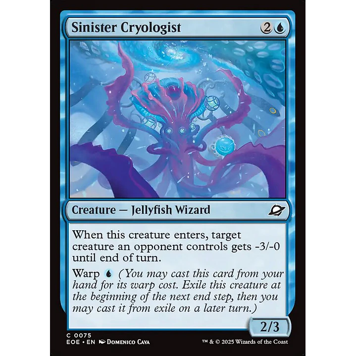 Sinister Cryologist | Inglés | NM | EOE 1