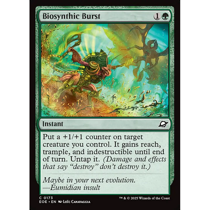 Biosynthic Burst | Inglés | NM | EOE 1