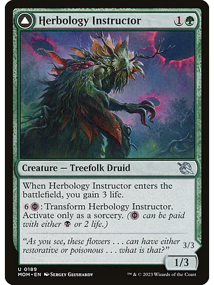 Herbology Instructor // Malady Invoker | Español | NM | MOM