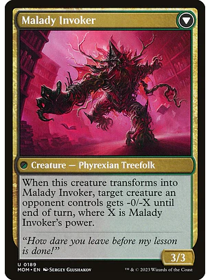 Herbology Instructor // Malady Invoker | Español | NM | MOM