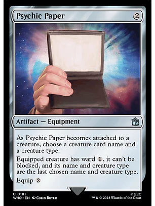Psychic Paper | Inglés | NM | WHO