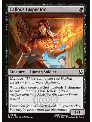 Callous Inspector (foil) | Español | NM | TLA