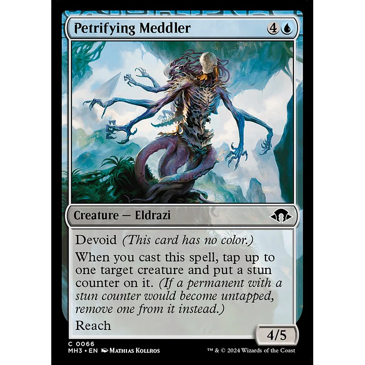 Petrifying Meddler | Español | NM | MH3 1