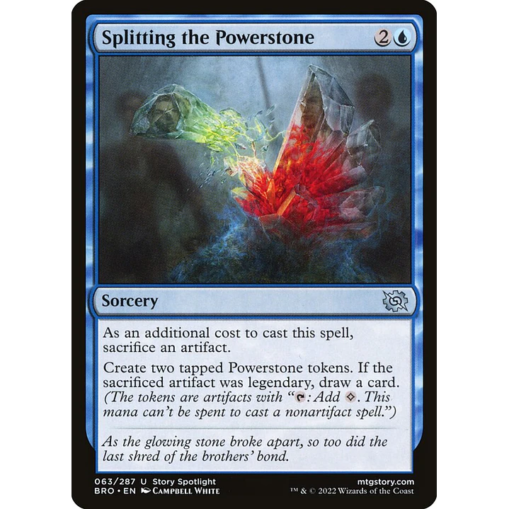 Splitting the Powerstone | Español | NM | BRO 1
