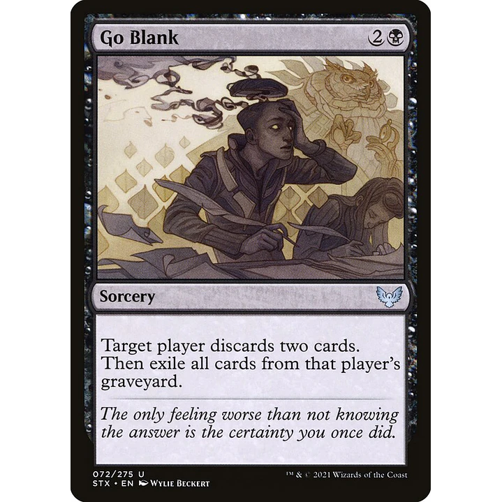 Go Blank | Japonés | NM | STX 1