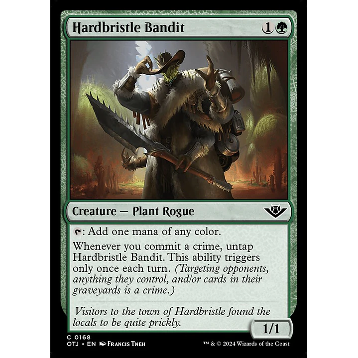 Hardbristle Bandit | Español | NM | OTJ 1