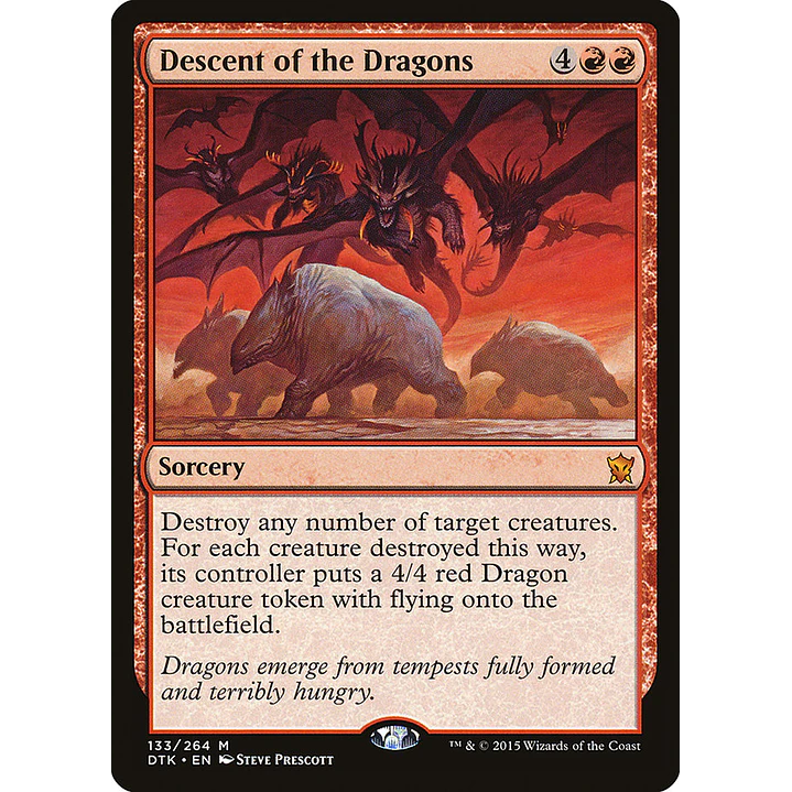 Descent of the Dragons | Inglés | NM | DTK 1