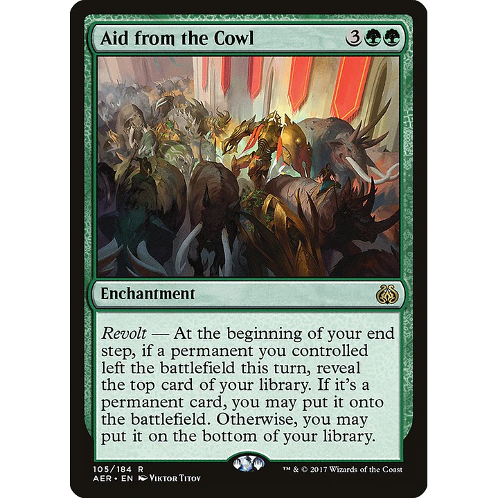 Aid from the Cowl | Español | NM | AER 1