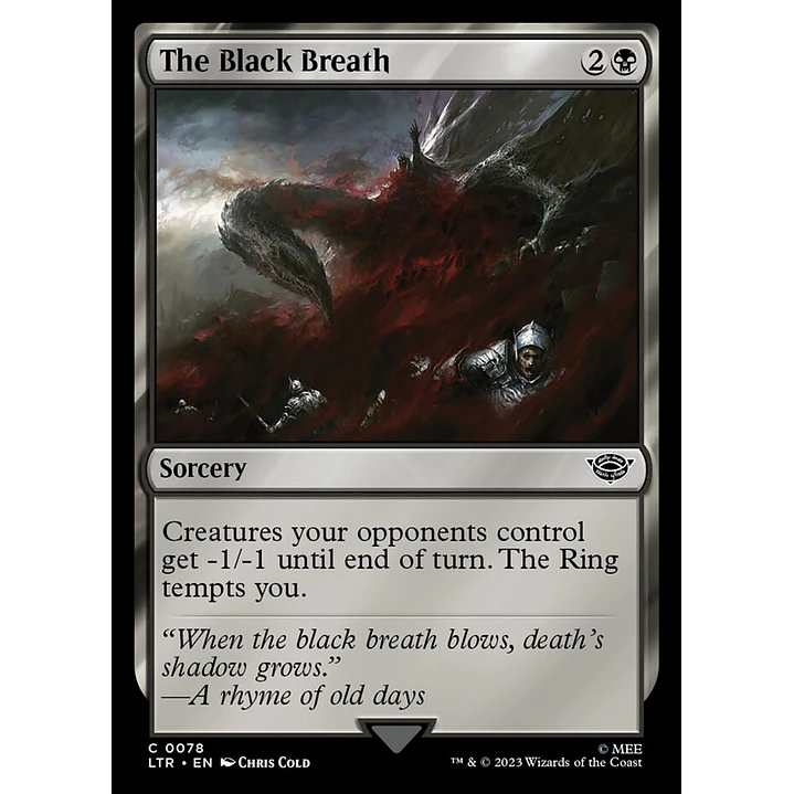 The Black Breath | Español | NM | LTR 1
