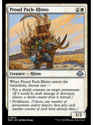 Proud Pack-Rhino | Inglés | NM | MH3