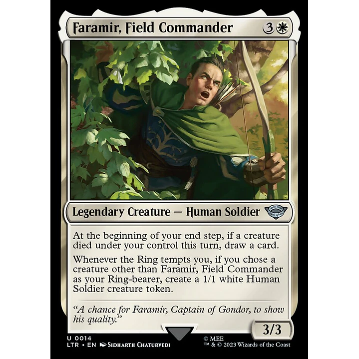Faramir, Field Commander | Español | NM | LTR 1
