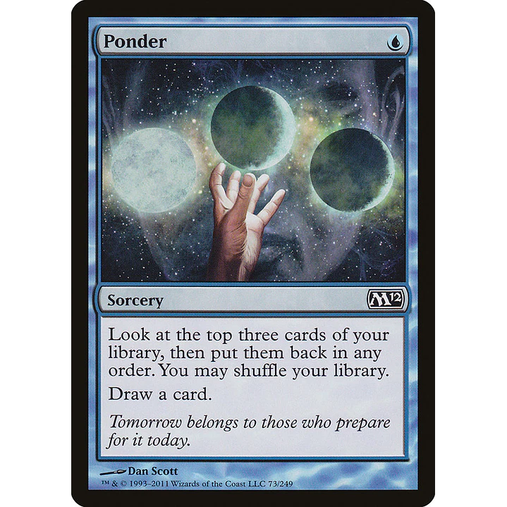 Ponder | Inglés | NM | M12 1