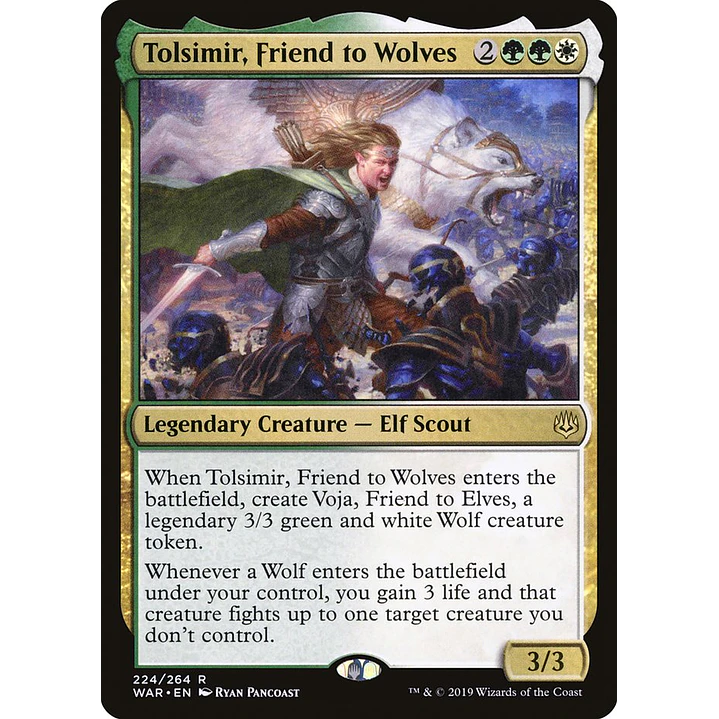 Tolsimir, Friend to Wolves | Español | NM | WAR 1