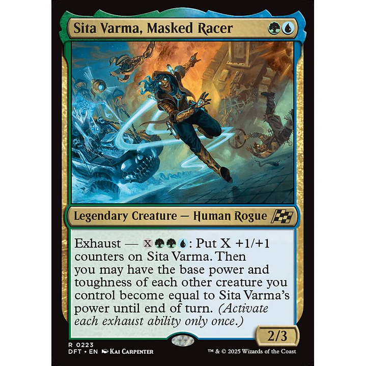 Sita Varma, Masked Racer | Inglés | NM | DFT 1