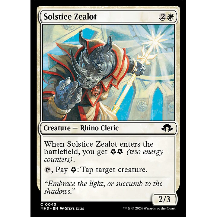 Solstice Zealot | Inglés | NM | MH3 1