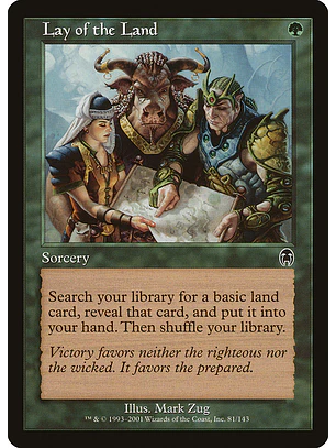 Lay of the Land (Retro Frame) | Español | NM | APC