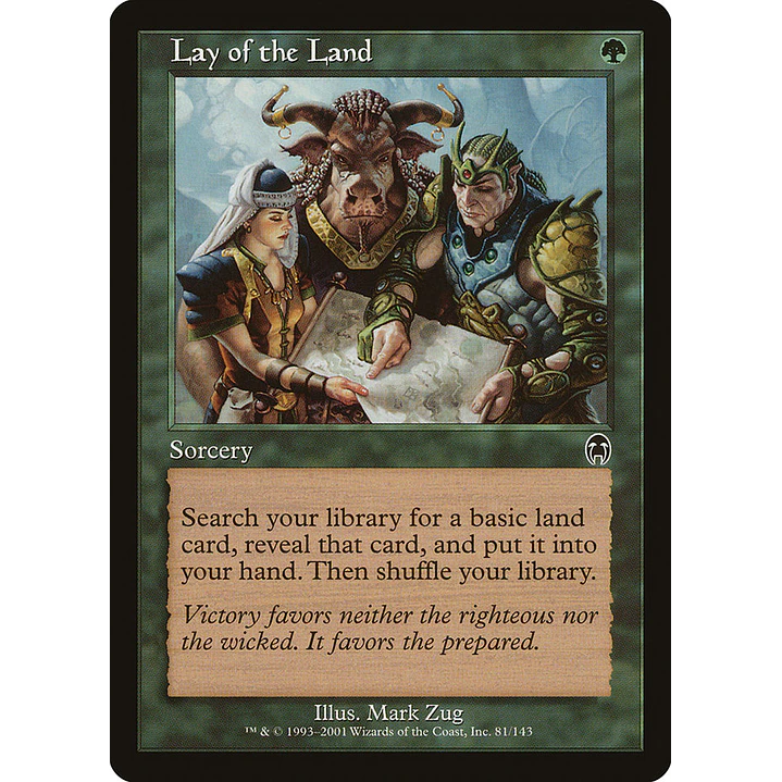 Lay of the Land (Retro Frame) | Español | NM | APC 1