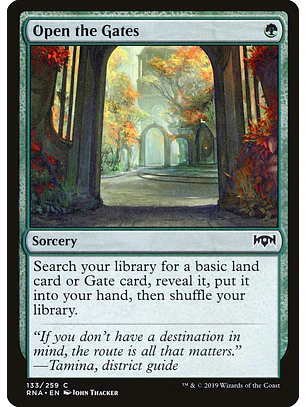 Open the Gates | Inglés | NM | RNA