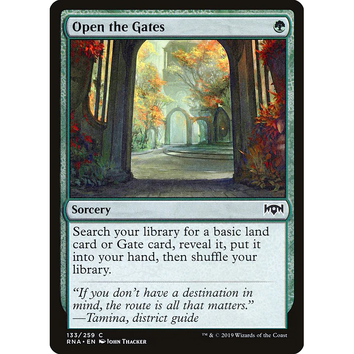 Open the Gates | Inglés | NM | RNA 1
