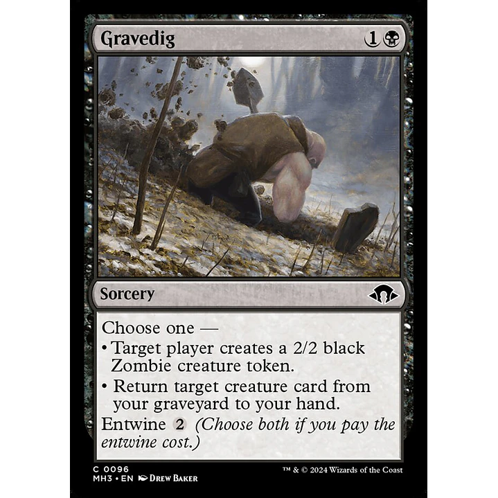 Gravedig | Inglés | NM | MH3 1