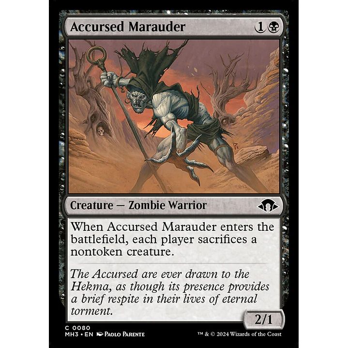 Accursed Marauder | Inglés | NM | MH3 1