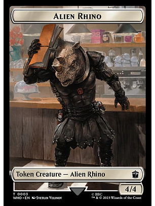 Alien Rhino | Inglés | NM | TWHO
