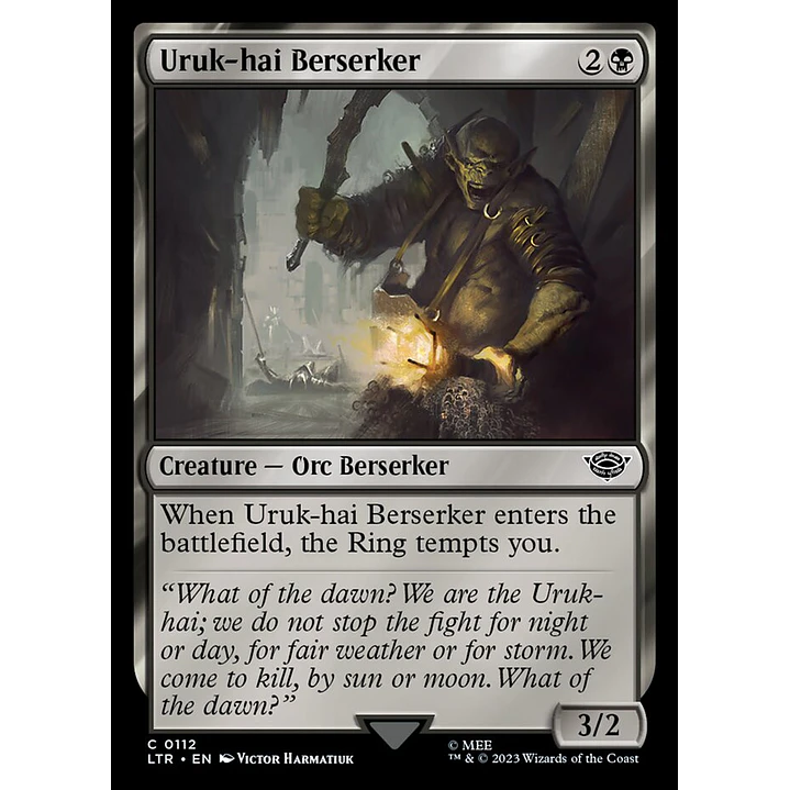 Uruk-hai Berserker | Español | NM | LTR 1