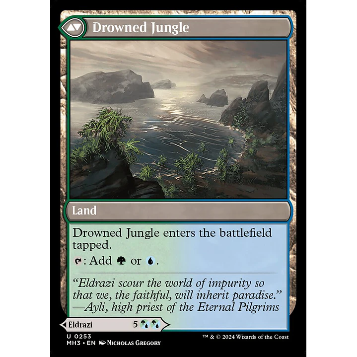 Drowner of Truth // Drowned Jungle | Inglés | NM | MH3 2