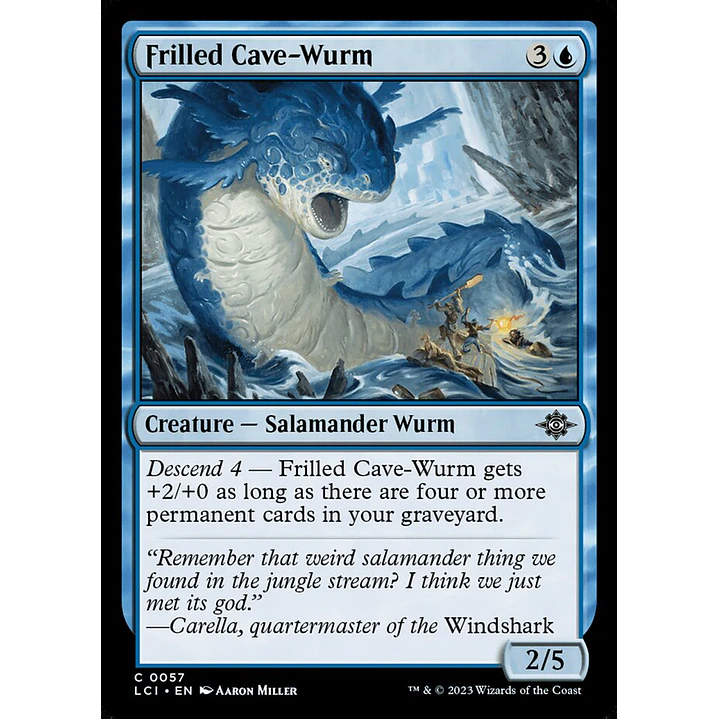 Frilled Cave-Wurm | Español | NM | LCI 1