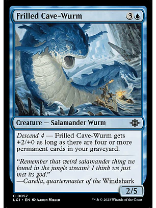 Frilled Cave-Wurm | Inglés | NM | LCI