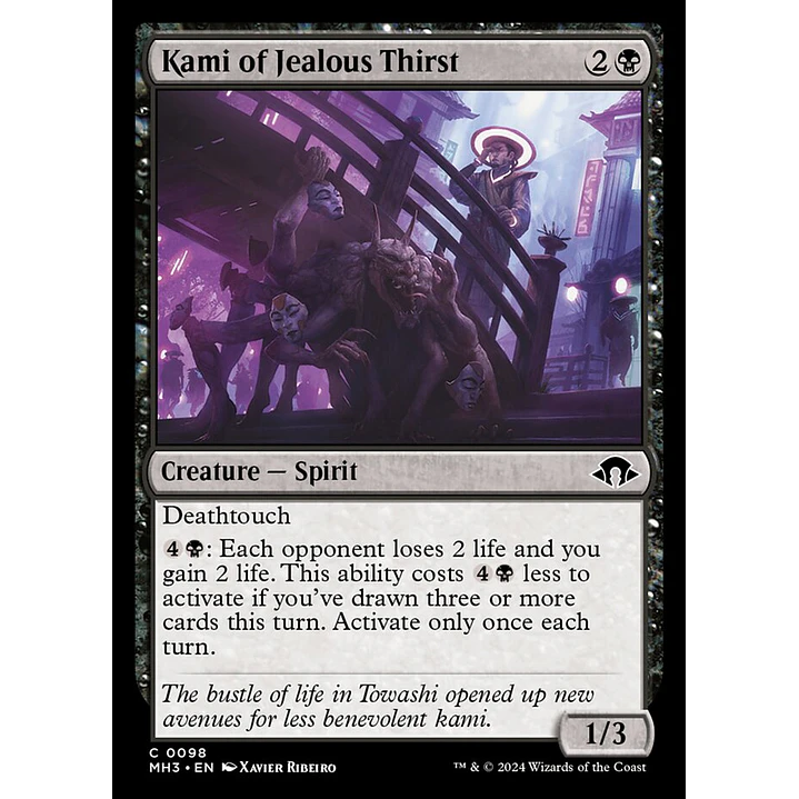 Kami of Jealous Thirst | Inglés | NM | MH3 1