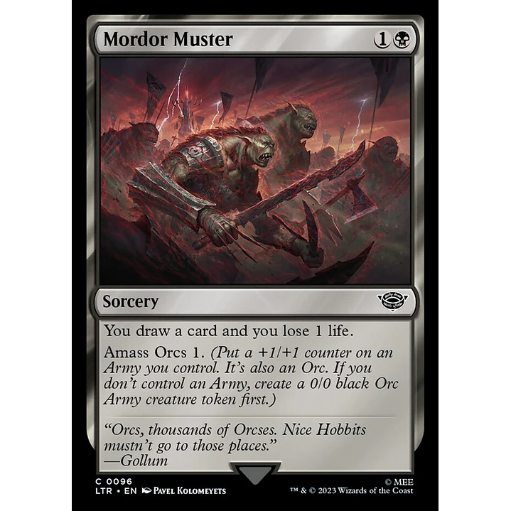 Mordor Muster | Español | NM | LTR 1