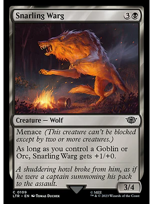 Snarling Warg | Español | NM | LTR