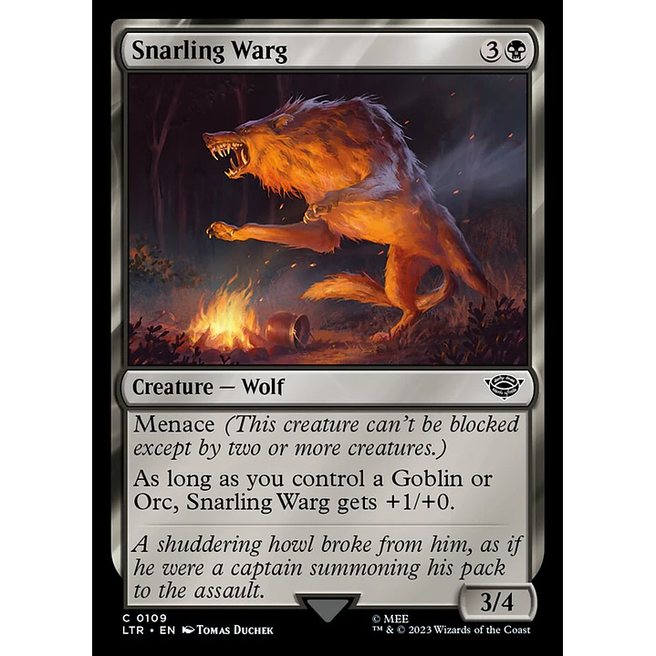 Snarling Warg | Español | NM | LTR 1
