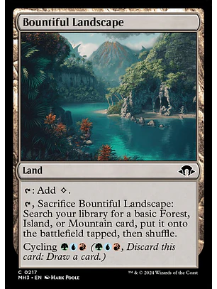 Bountiful Landscape | Español | NM | MH3