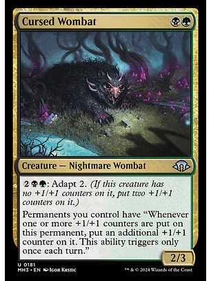 Cursed Wombat | Inglés | NM | MH3