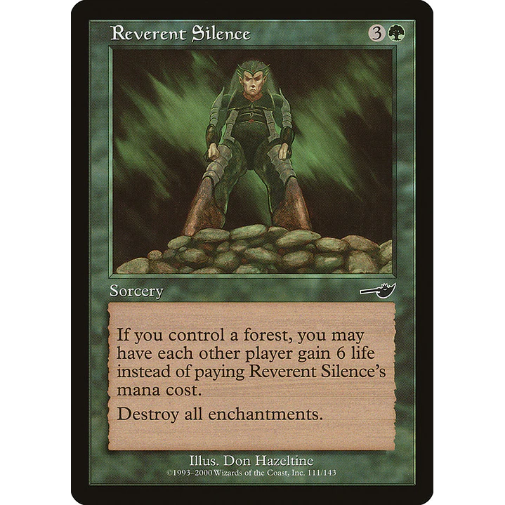 Reverent Silence (Retro Frame) | Español | NM | NEM 1