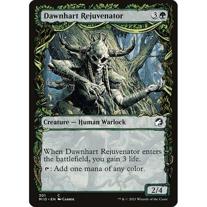 Dawnhart Rejuvenator (Showcase foil) | Español | NM | MID 1