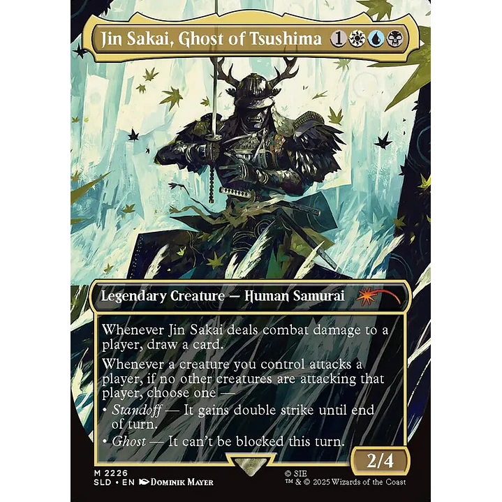 Jin Sakai, Ghost of Tsushima (Borderless) | Inglés | NM | SLD 1
